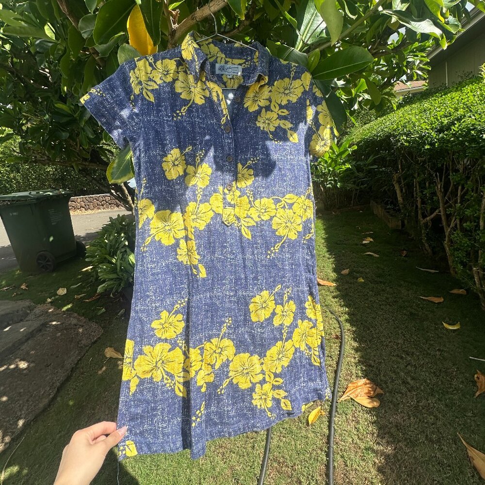 Aloha shirt style dress